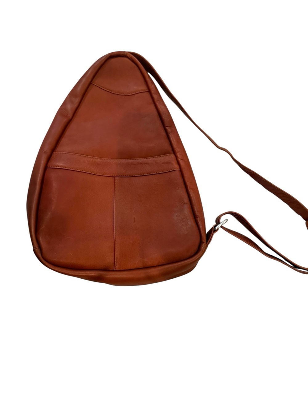 Lavie Cognac Genuine Leather Sling Backpack Crossbody Bag Adjustable Boho - Picture 3 of 6
